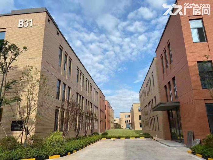 江岸2层独栋厂房 框架结构 首层7.2米 可装行车 高速物流园旁